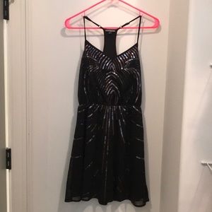 Black Sequin Dress